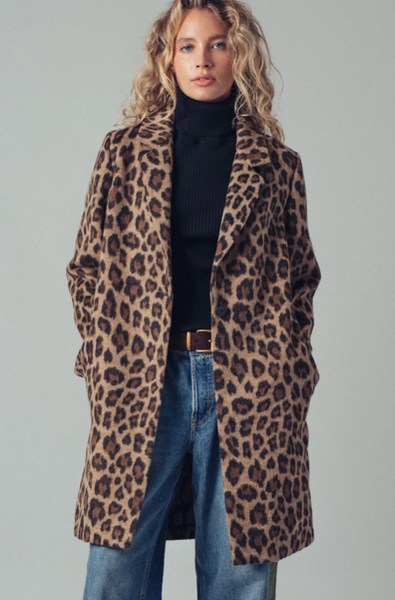 Leopard Oversized Statement Coat