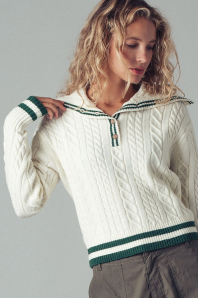 Sailor Cable Knit Sweater