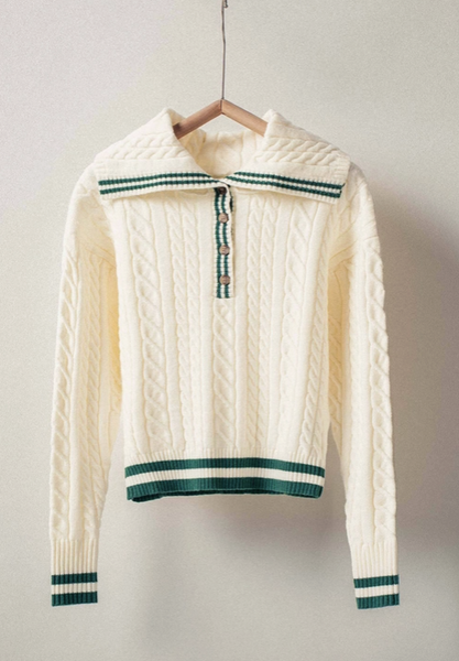 Sailor Cable Knit Sweater