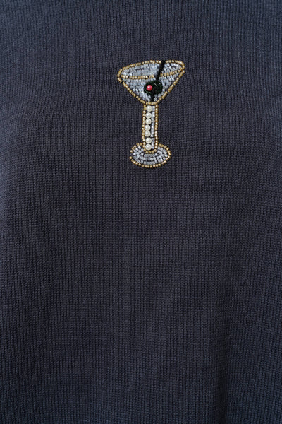 Sora Beaded Martini Sweater
