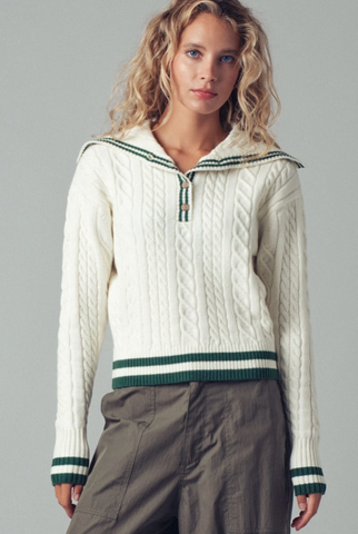 Sailor Cable Knit Sweater