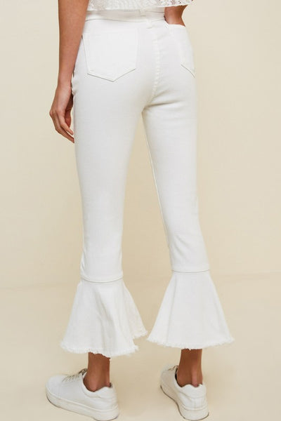 Frill Flare Jeans
